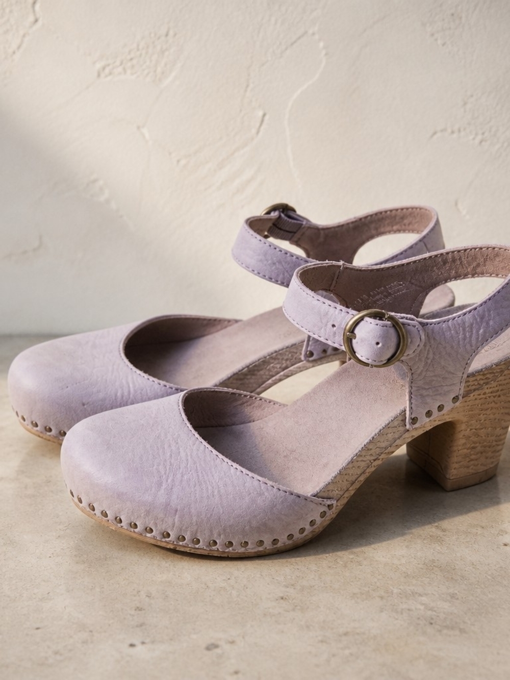 Dansko Women’s Ankle-Strap Block Heel Clogs